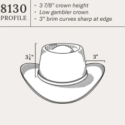 Royal Flush 10X Straw Cowboy Hat