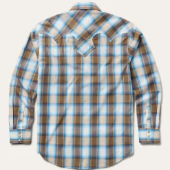 Sandalwood Ombre Plaid Western Shirt