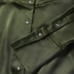 Satin Western Dress