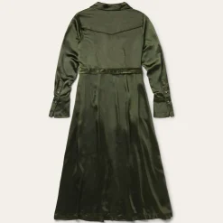 Satin Western Dress
