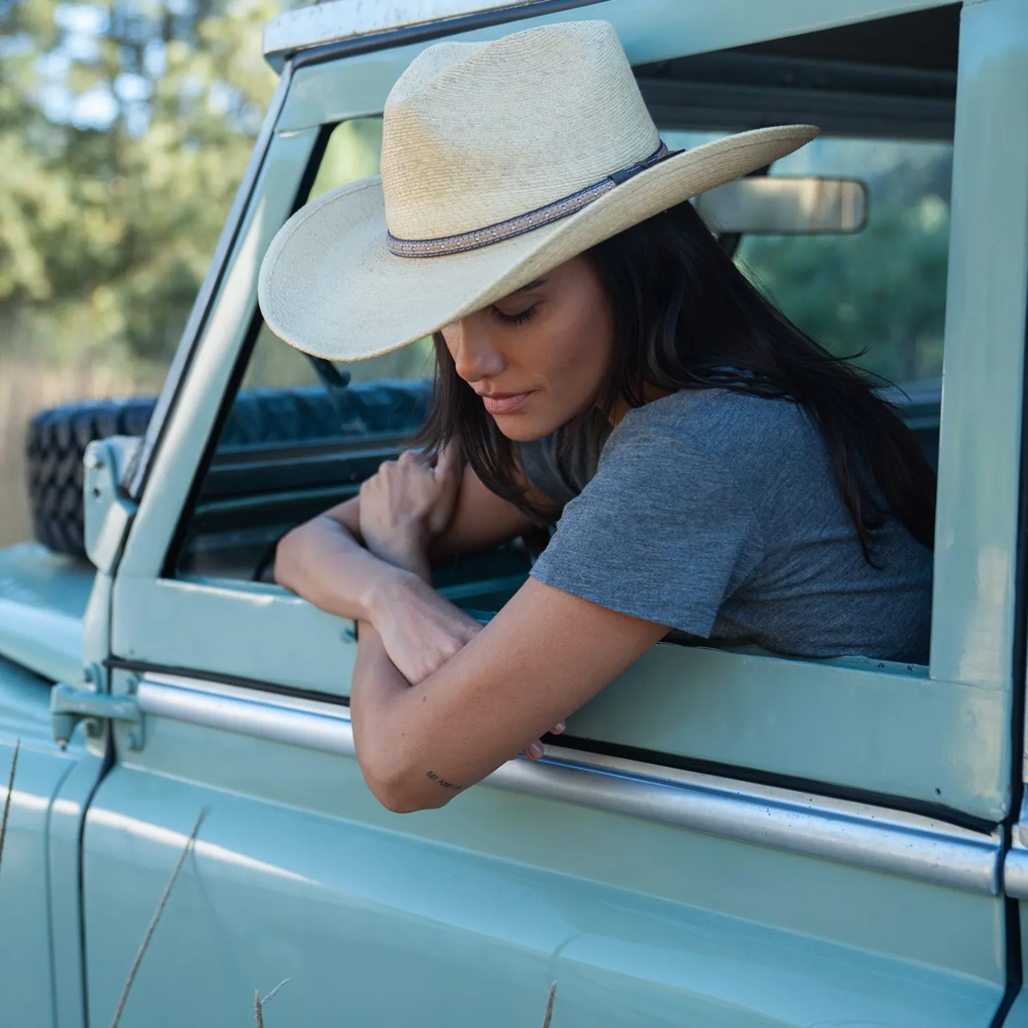 Sawmill Palm Leaf Western Hat