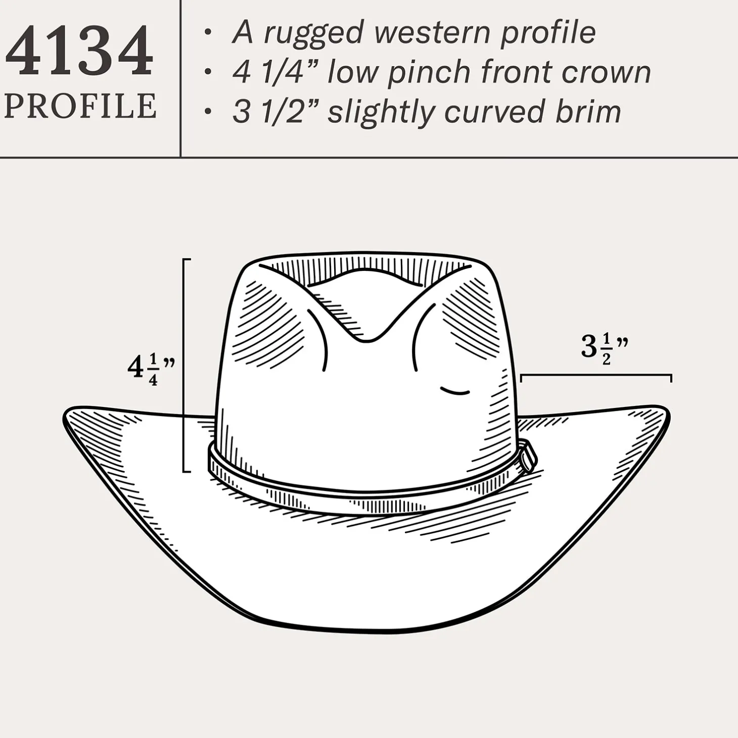 Seneca 4X Cowboy Hat