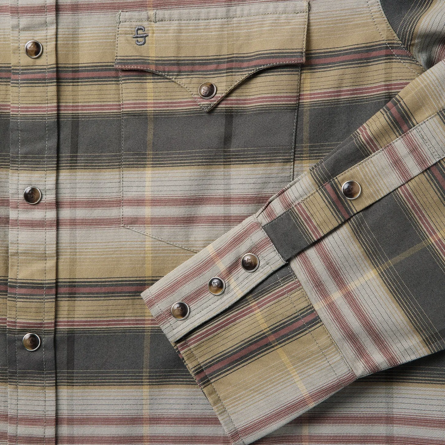 Serape Plaid Western Shirt