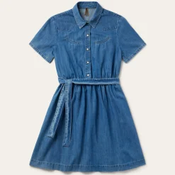 Smile Pocket Denim Dress