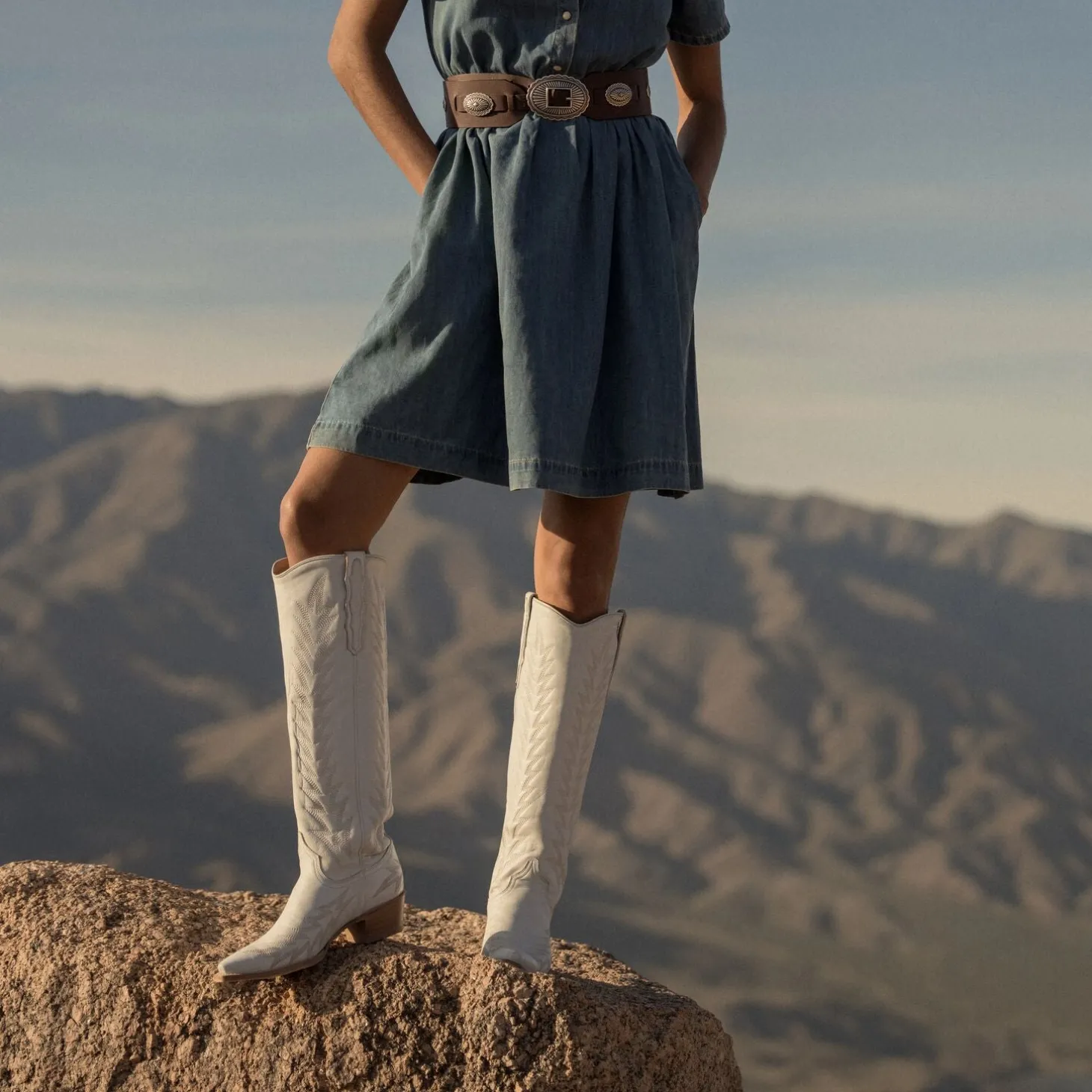 Southwestern Concho Wide Belt