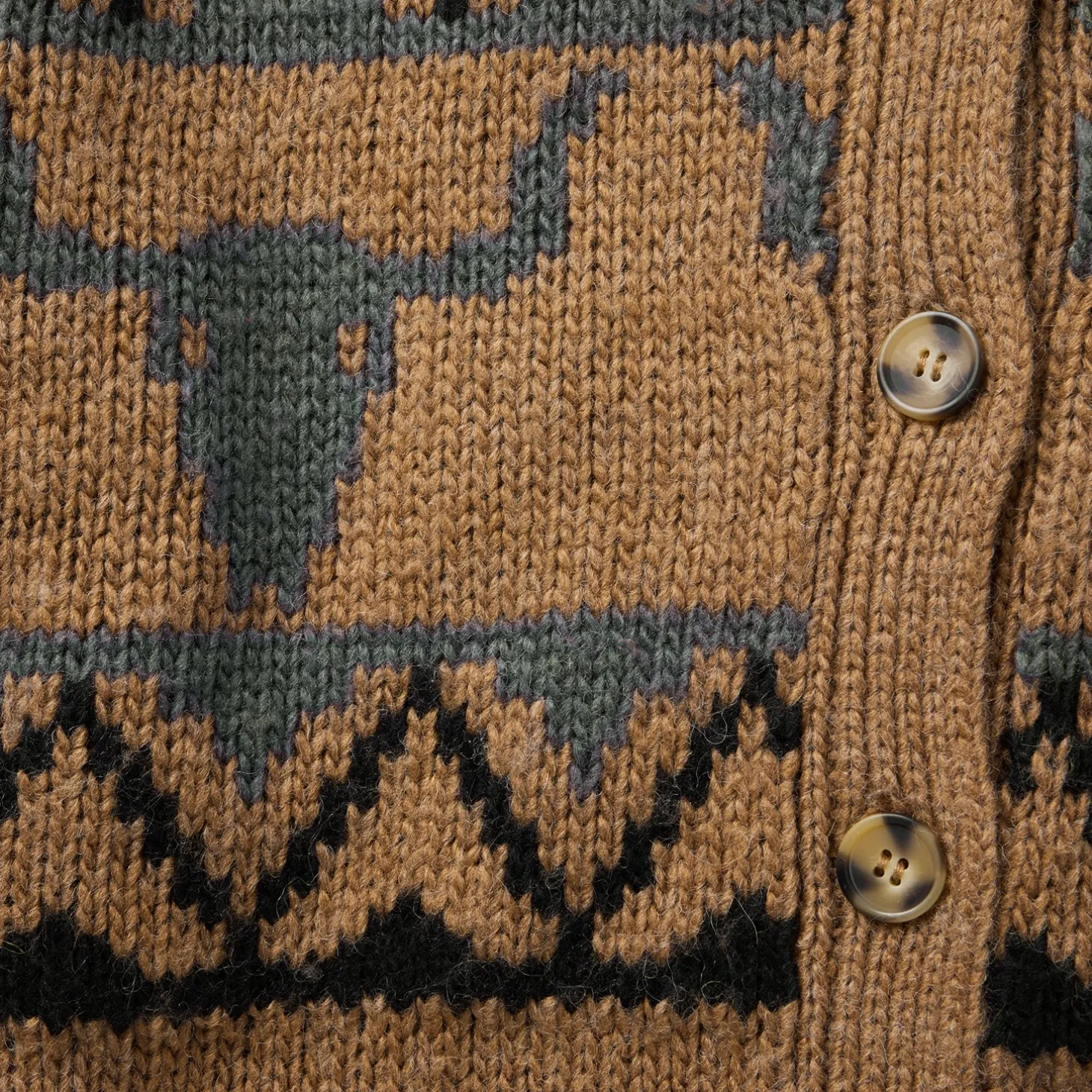 Steer Head Cropped Cardigan