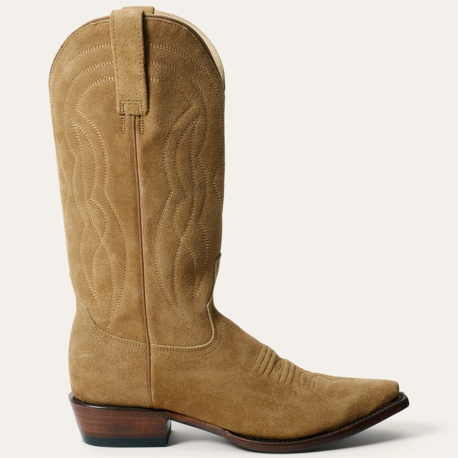 Stetson & THE GREAT. Suede Cowboy Boot
