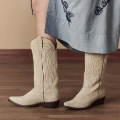 Stetson & THE GREAT. Suede Cowboy Boot