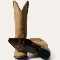 Stetson & THE GREAT. Suede Cowboy Boot