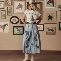 Stetson & THE GREAT. The Boxy Crew with Stetson Graphic