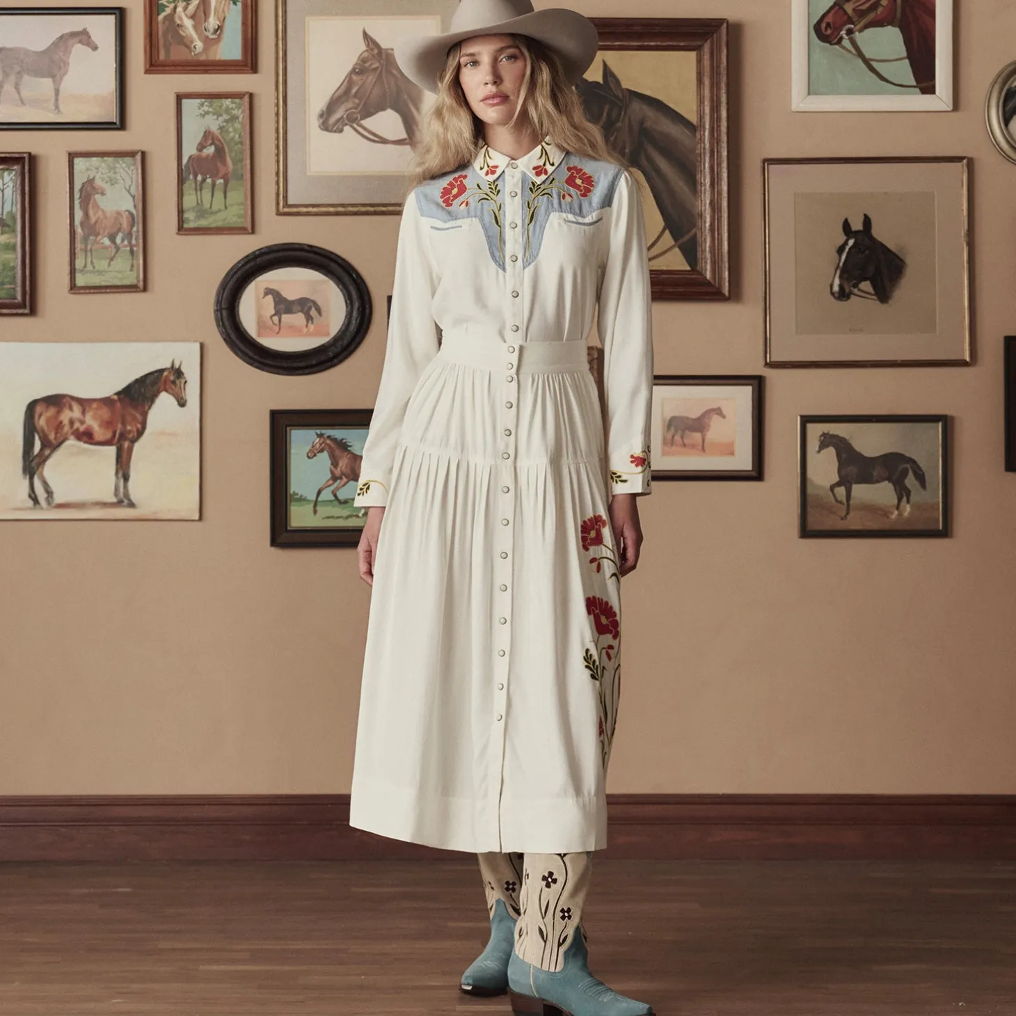 Stetson & THE GREAT. The Embroidered Western Shirt