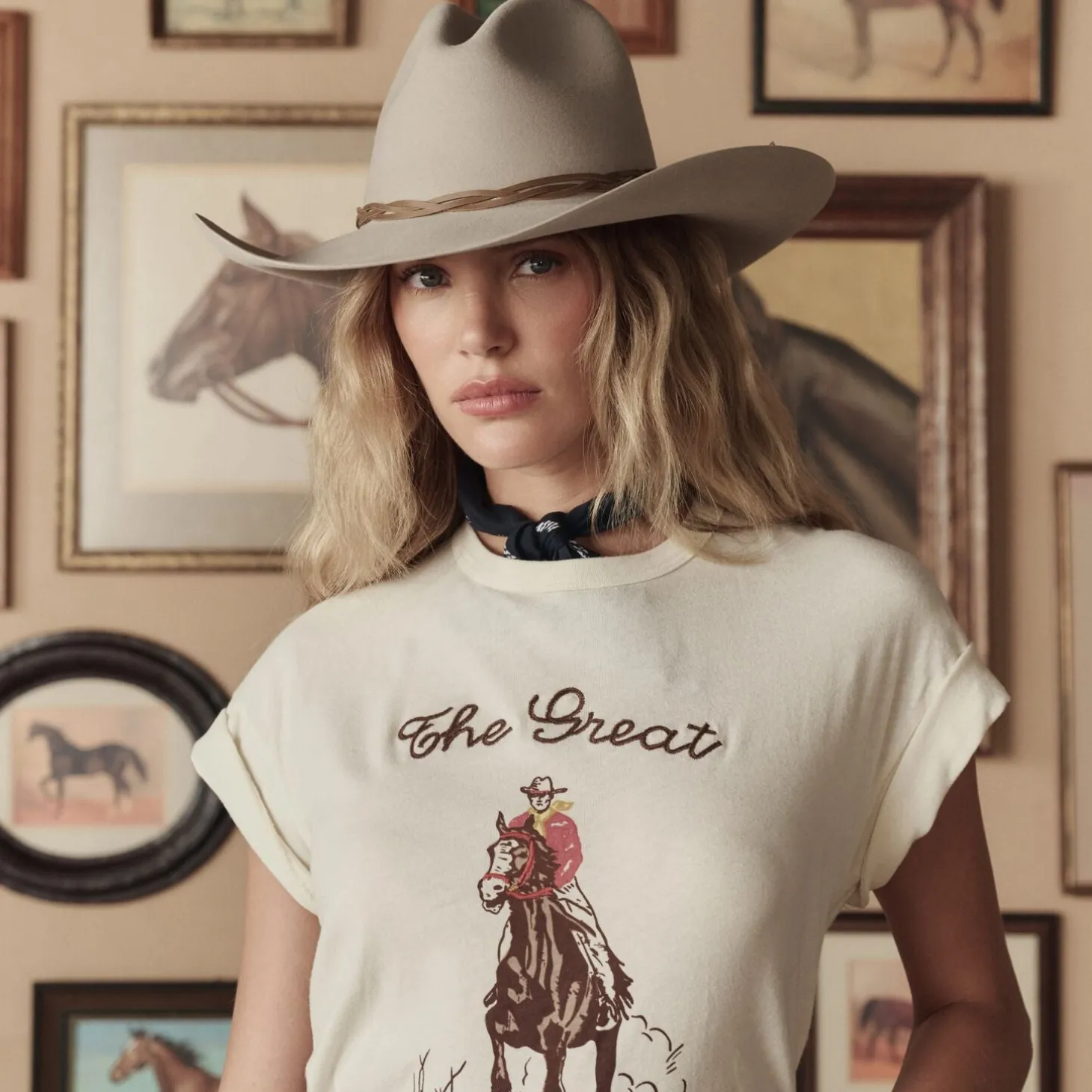 Stetson & THE GREAT. The Stetson Western Bandana
