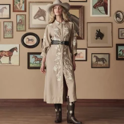 Stetson & THE GREAT. The Western Embroidered Herd Dress