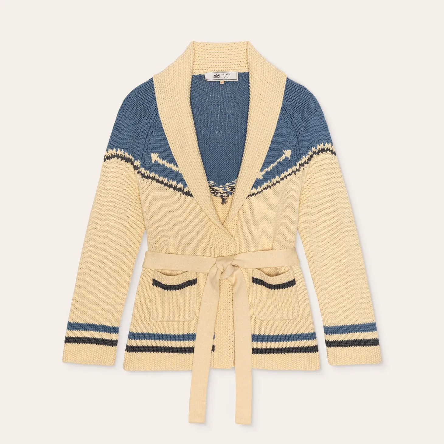 Stetson & THE GREAT. The Western Riding Cardigan Sweater
