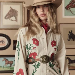 Stetson & THE GREAT. The Western Embroidered Commodore Jacket