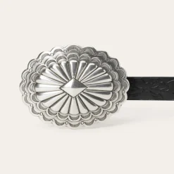 Stetson & THE GREAT. Tooled Leather Concho Belt