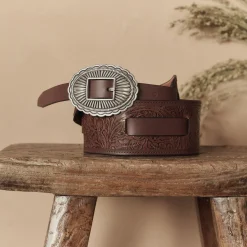 Stetson & THE GREAT. Tooled Waist Belt