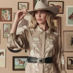 Stetson & THE GREAT. Tooled Waist Belt