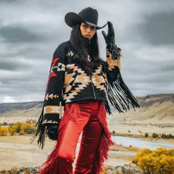 Stetson x Lindsey Thornburg Cropped Fringe Archer
