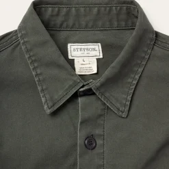 Stretch Canvas Jac-Shirt