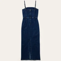 Stretch Denim Fitted Dress