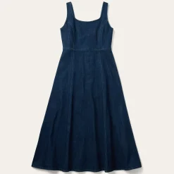 Stretch Denim Tank Dress