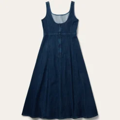 Stretch Denim Tank Dress