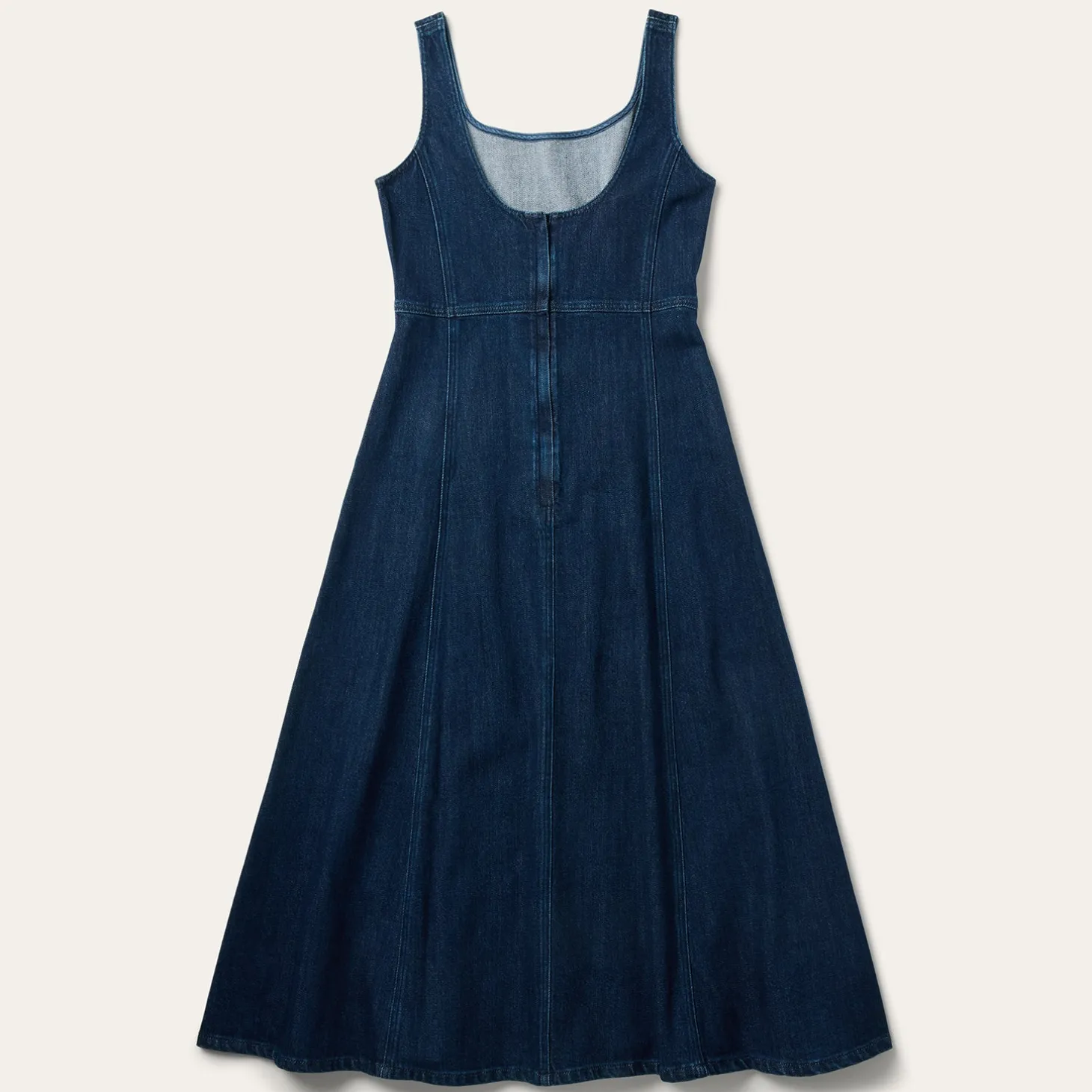 Stretch Denim Tank Dress