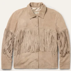 Suede Fringe Jacket