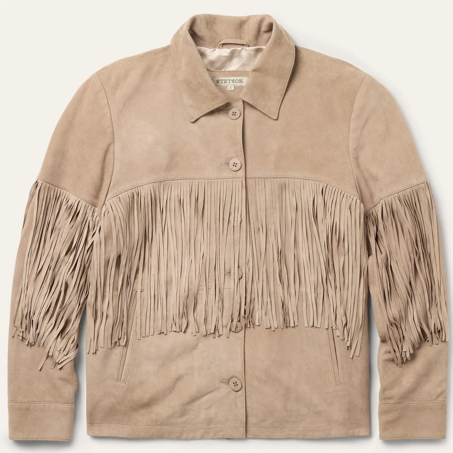 Suede Fringe Jacket