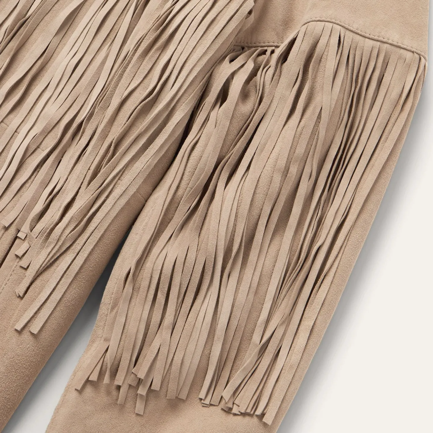 Suede Fringe Jacket