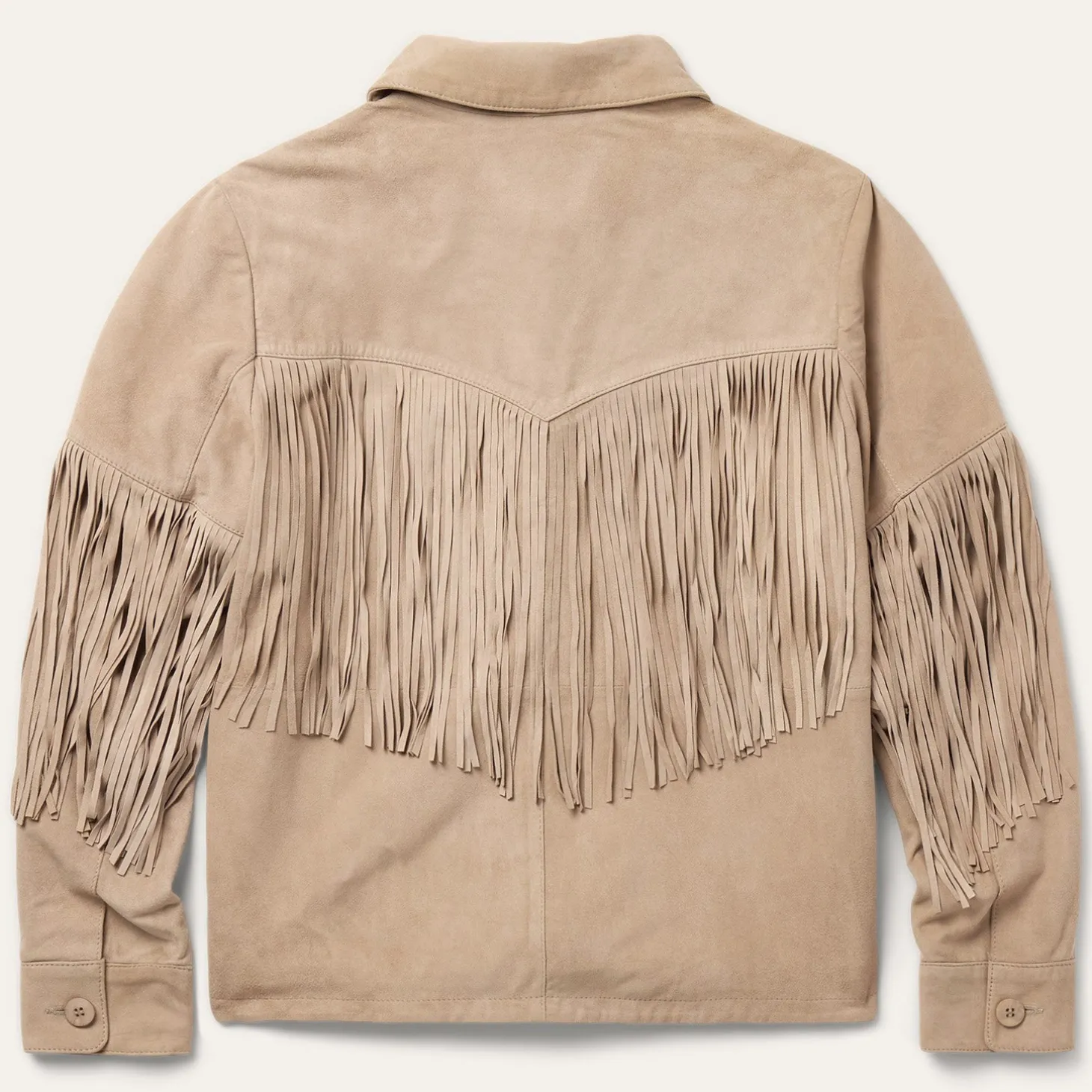 Suede Fringe Jacket