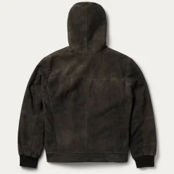 Suede Hooded Jacket