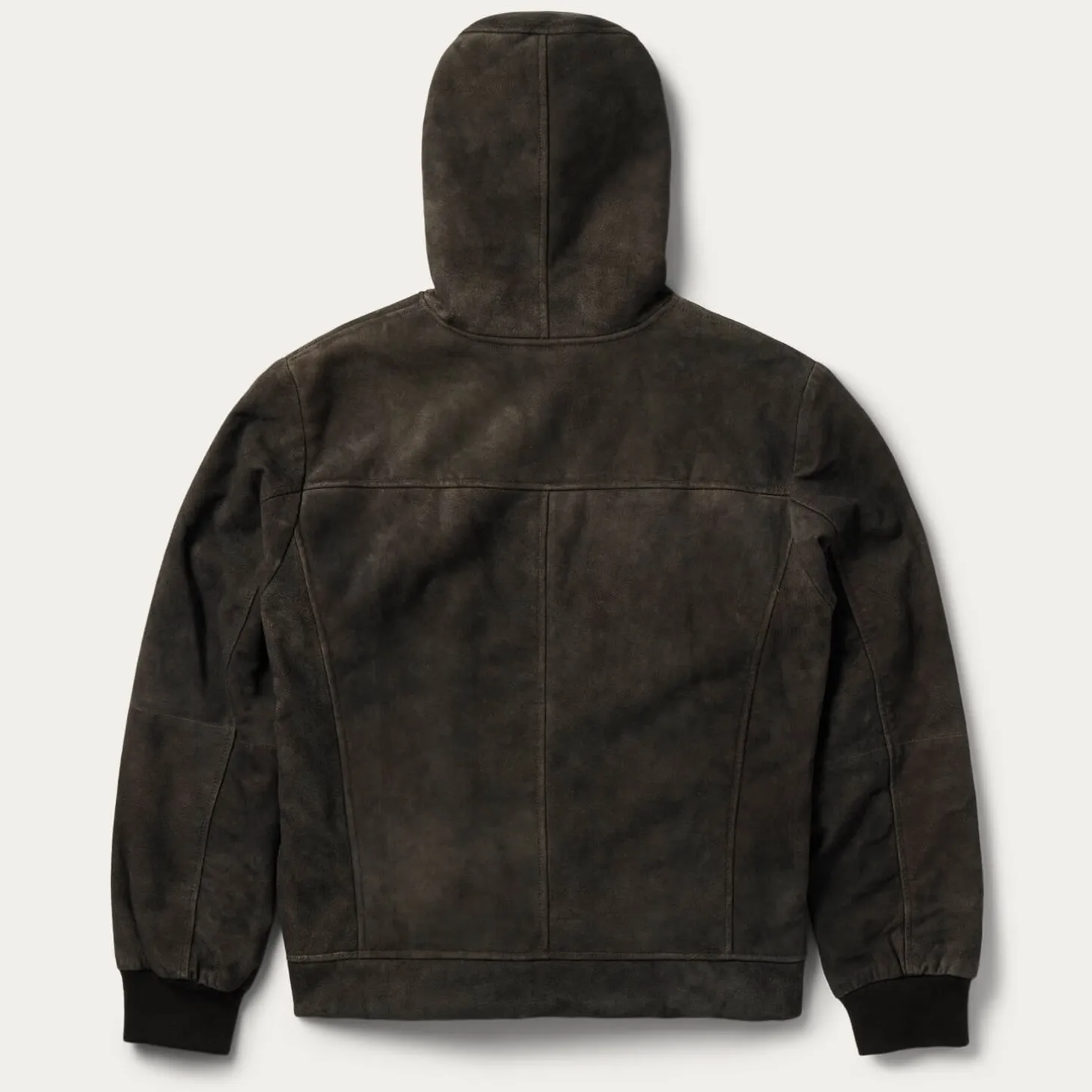 Suede Hooded Jacket