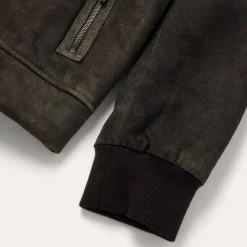 Suede Hooded Jacket