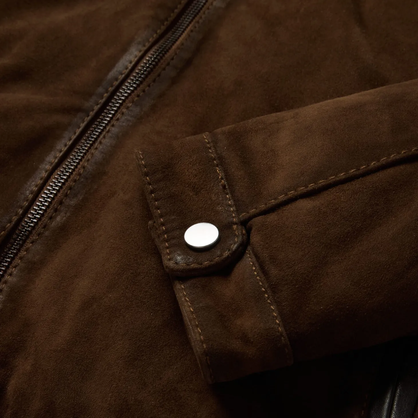 Suede Moto Jacket