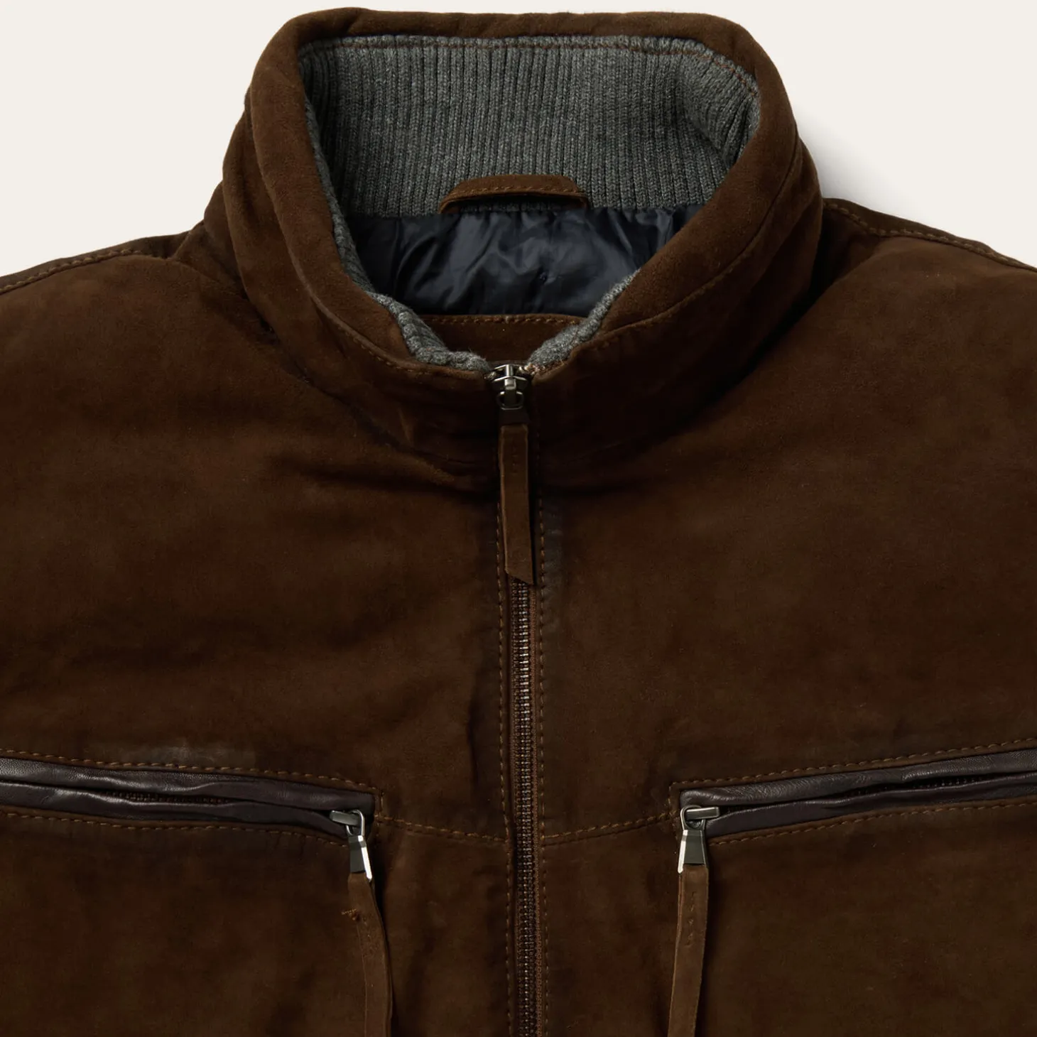 Suede Moto Jacket