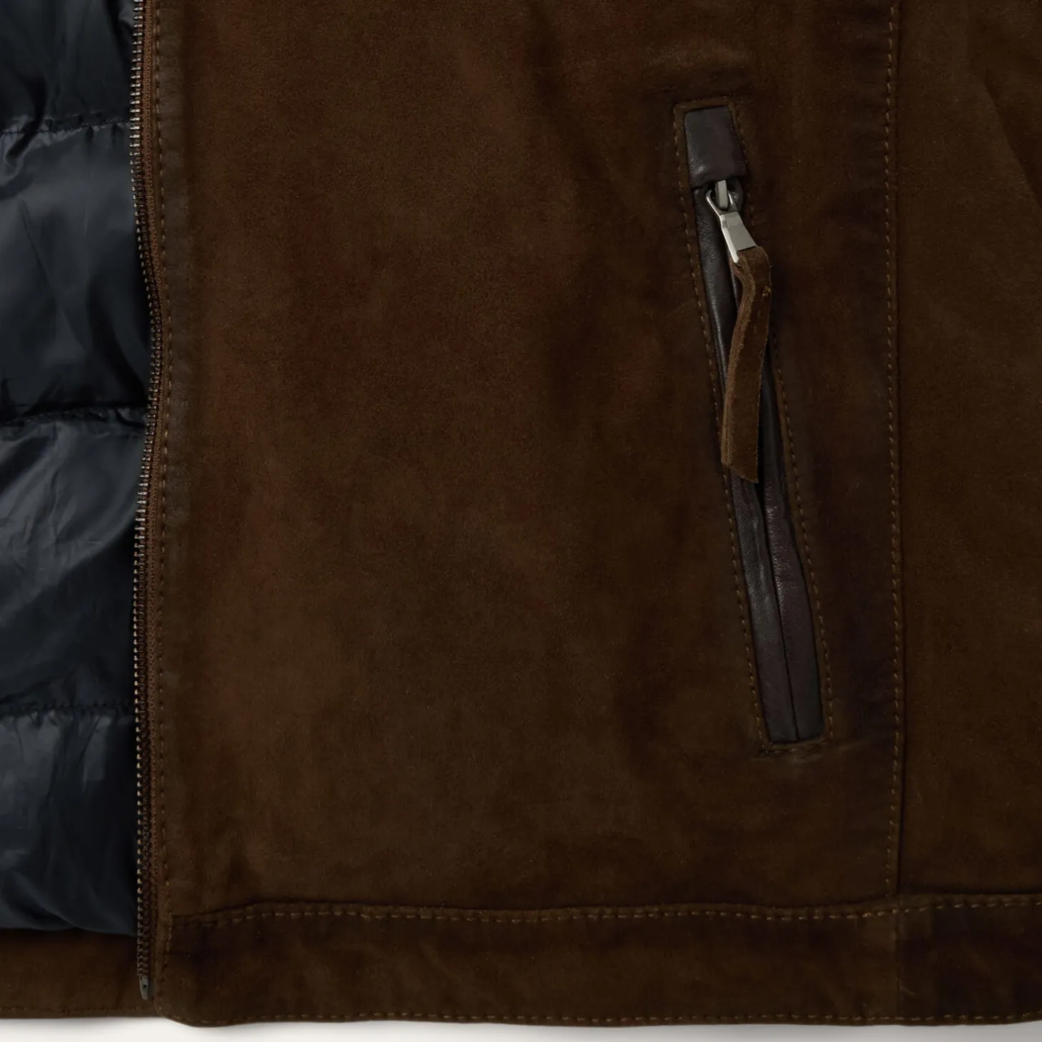 Suede Moto Jacket
