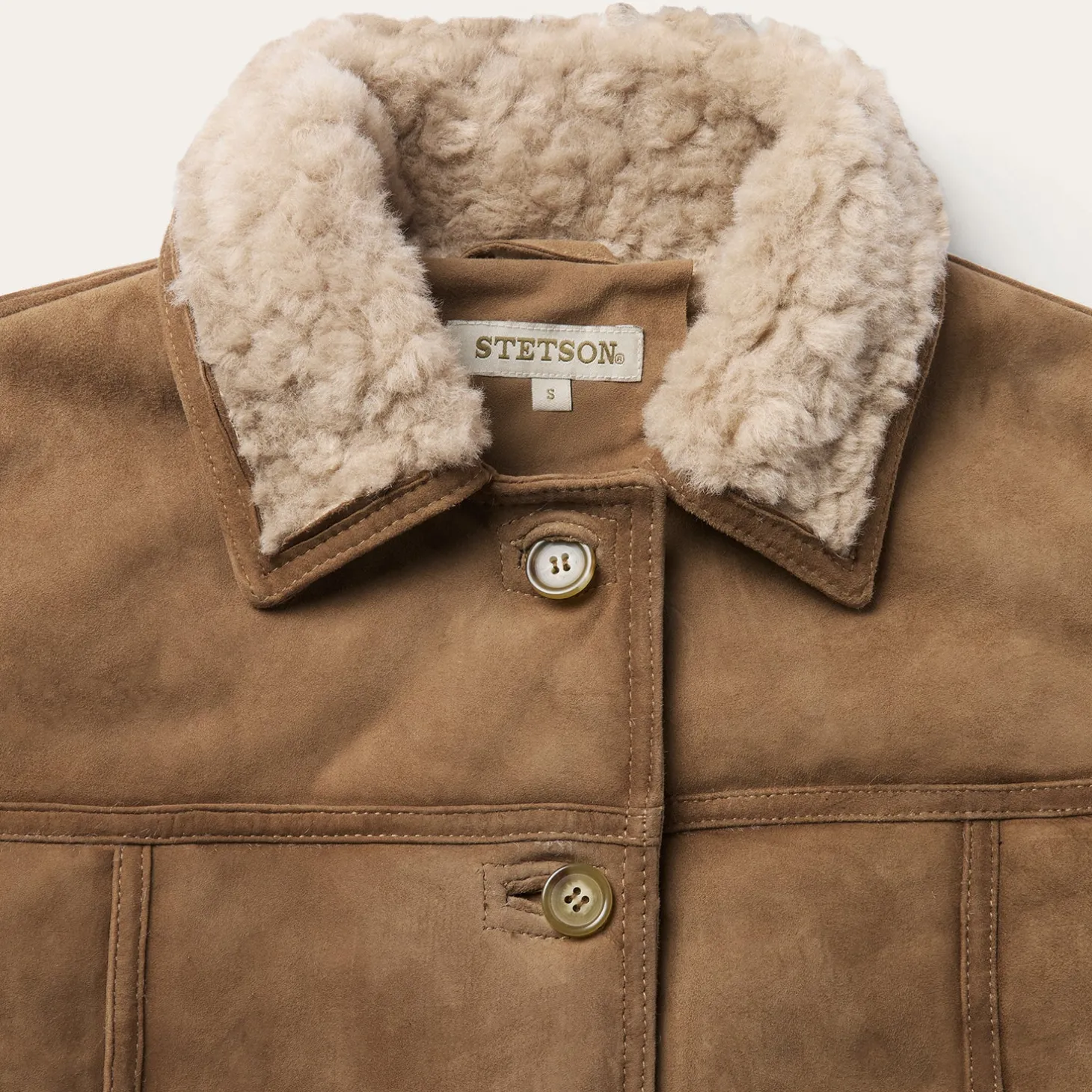 Suede Shearling Jacket