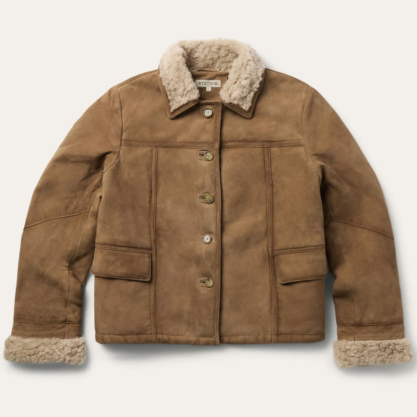Suede Shearling Jacket