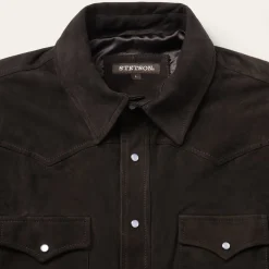 Suede Shirt Jacket