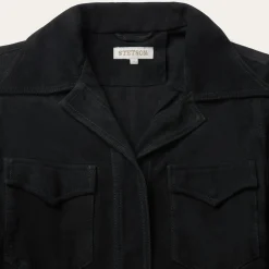 Suede Western Shirt Dress