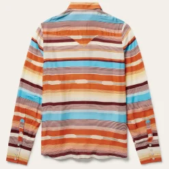 Sunset Serape Print Western Shirt