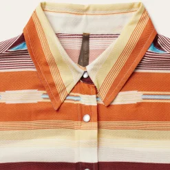 Sunset Serape Print Western Shirt