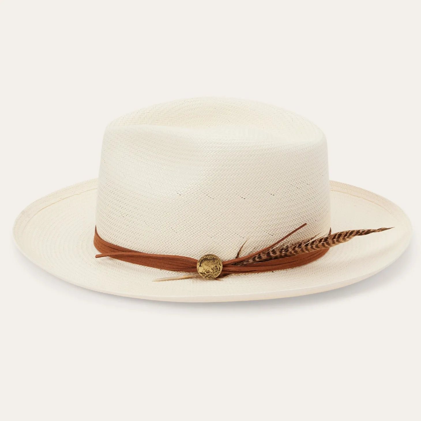 Tallahassee Shantung Straw Fedora