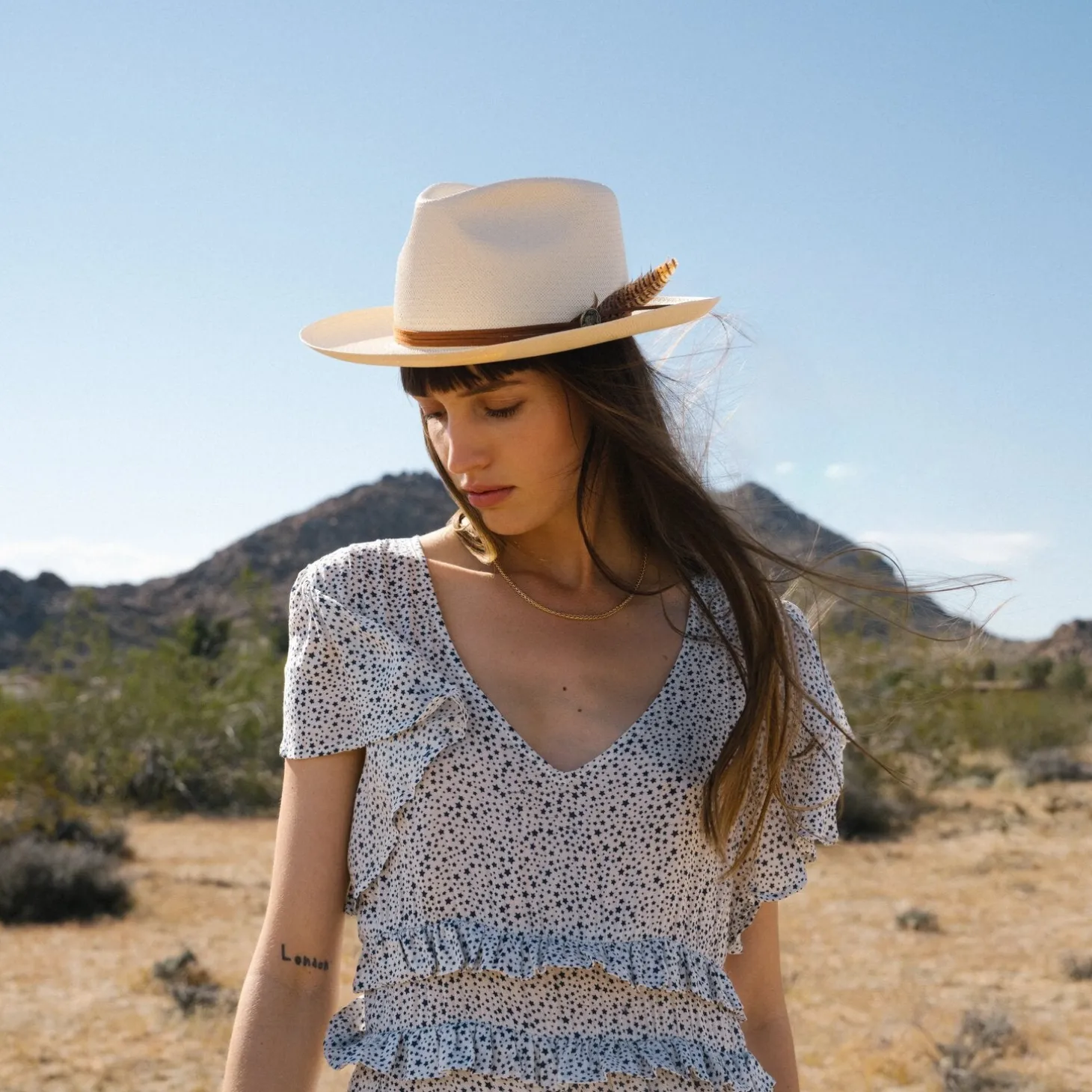 Tallahassee Shantung Straw Fedora
