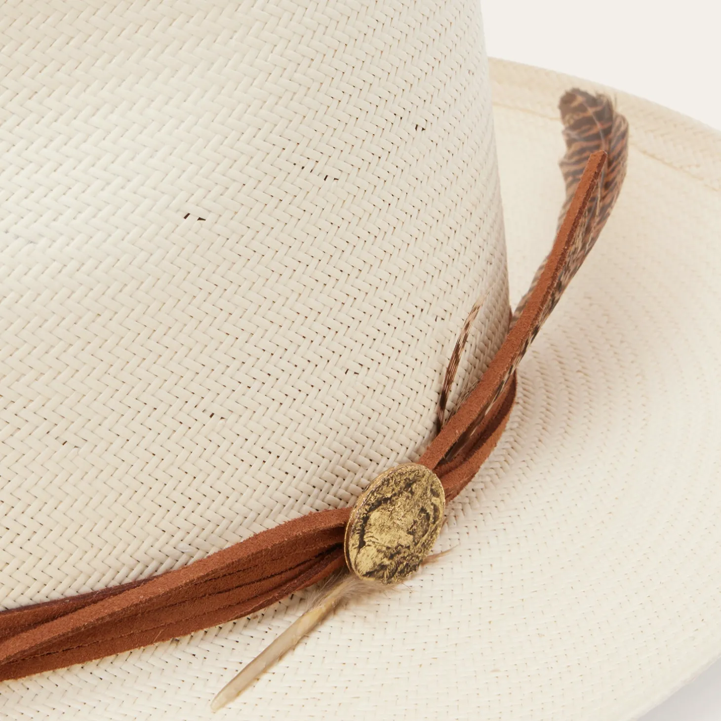 Tallahassee Shantung Straw Fedora