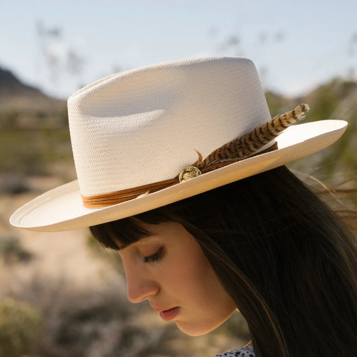 Tallahassee Shantung Straw Fedora