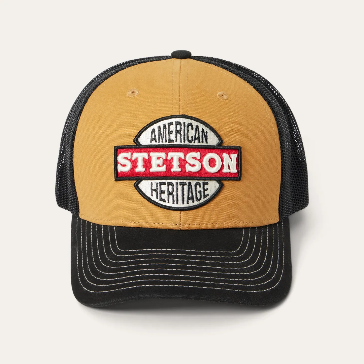 Tan Americana Trucker Cap