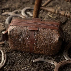 160th Anniversary Tooled Leather Dopp Kit